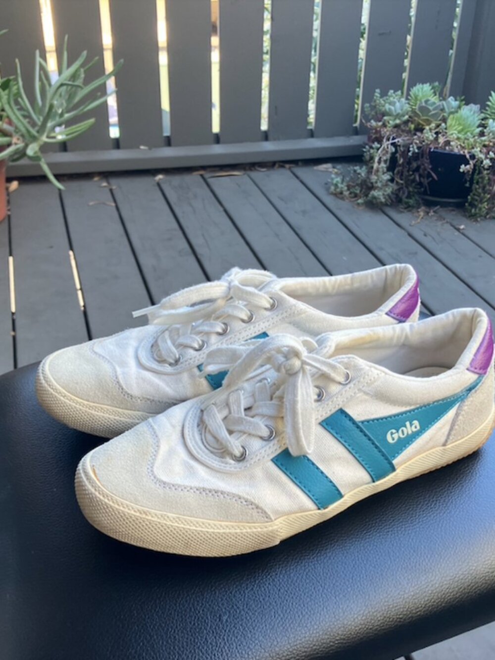 Gola Classics Women's Badminton Plimsoll Sneakers, Size 7
